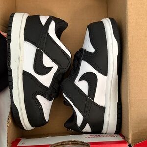 Nike Kids Black and White Sneakers